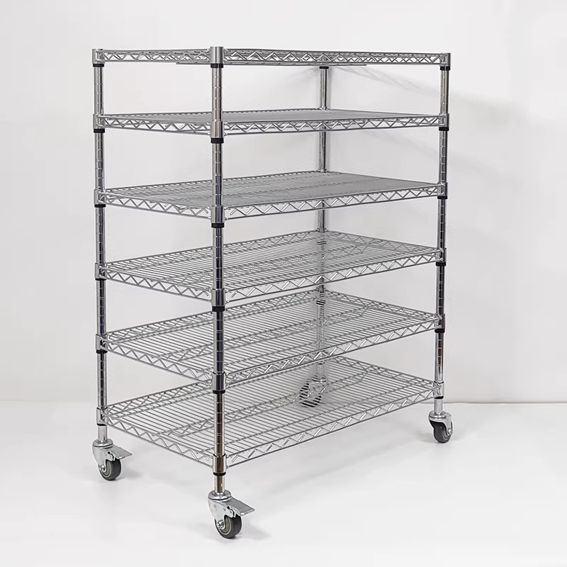 Woodworking Warehouse - Chrome-plated Wire Mesh Pulley Shelves, Thickened