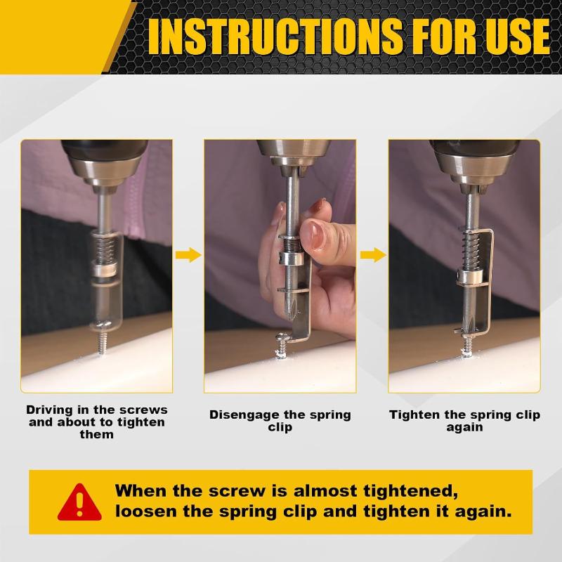 Woodworking Essentials - Wear-Resistant Spring Screw Support Tip Universal