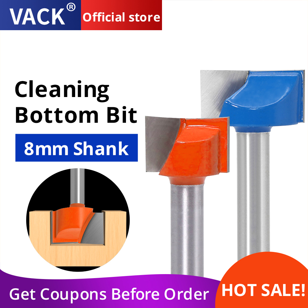 Woodworking Show - VACK 6/8mm Shank Cleaning Bottom Bit