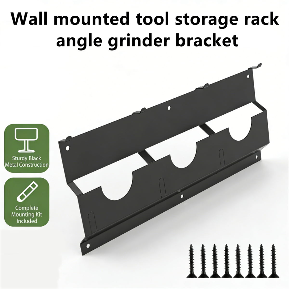 Woodworking Garage - 3-Slot Angle Grinder and Polisher Holder