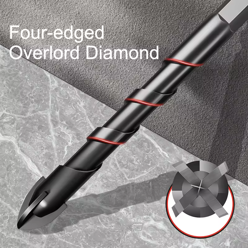 Woodworking Show - 4/5/6/8/10/12mm Hard Overlord Drill Bits Triangular