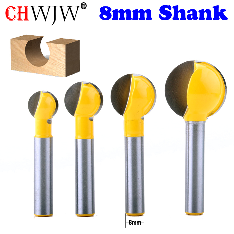Woodworking Show - CHWJW 8mm Shank 1PC Ball End