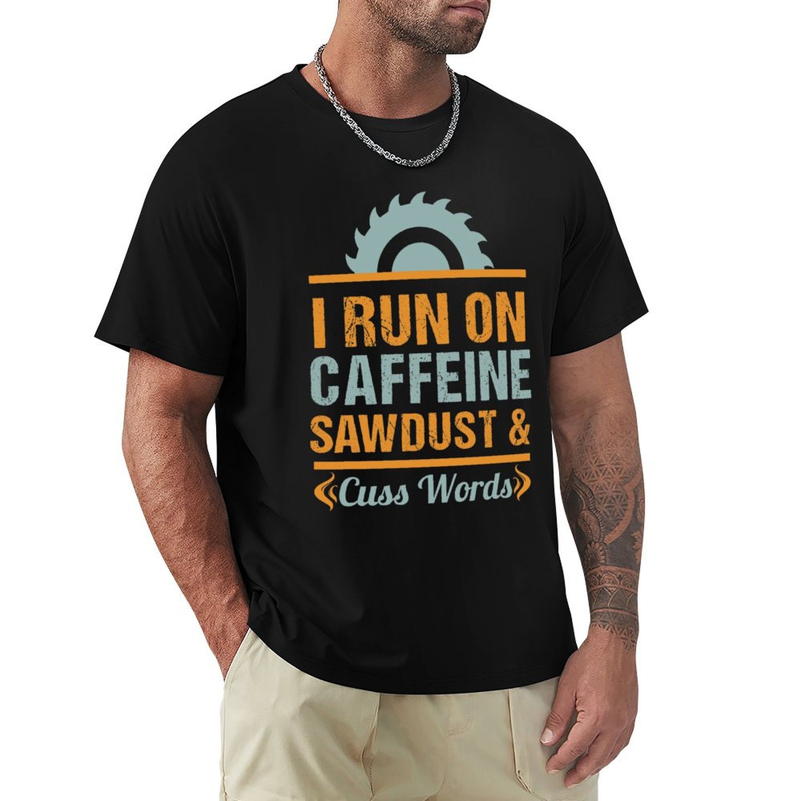 I Run on Caffiene Sawdust and  – Woodworking Gifts For Men recenzja i cena