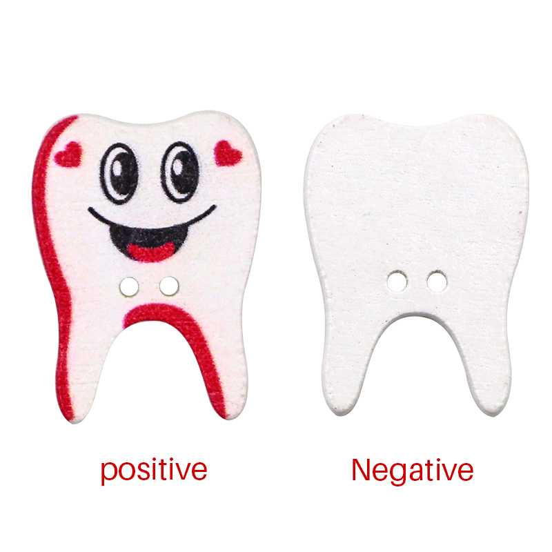 50/100pcs Wooden Button Tooth  – Woodworking For Kids recenzja i cena