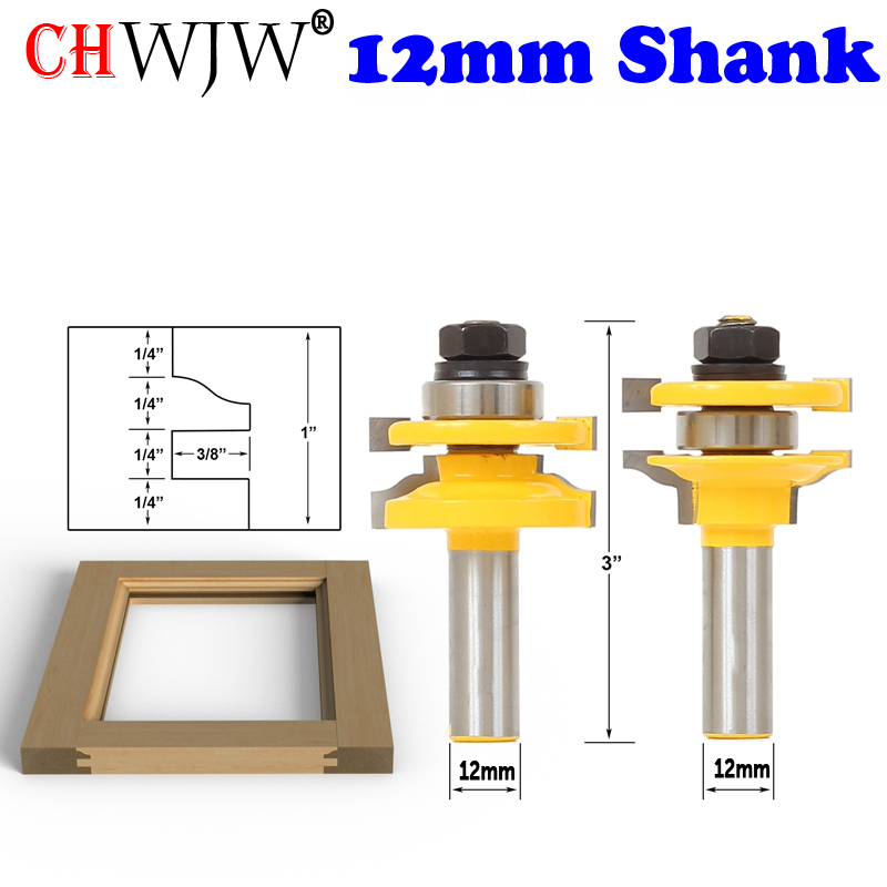 1-3PCS12mm Shank Rail & Stile  – Woodworking Show recenzja i cena