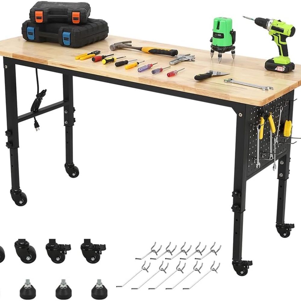 60 x 24 Adjustable Height Roll – Woodworking Workbench recenzja i cena