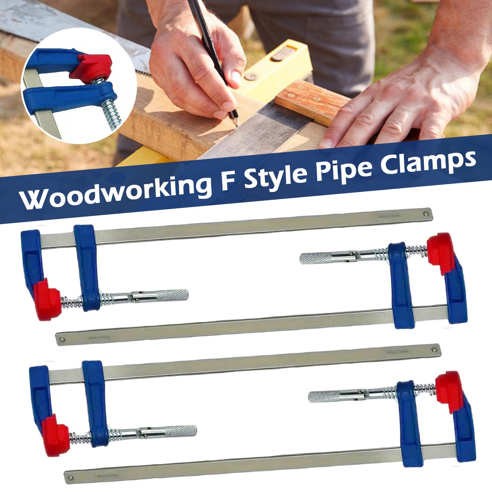 4pcs Wood Gluing Pipe Clamps s – Woodworking Workbench recenzja i cena