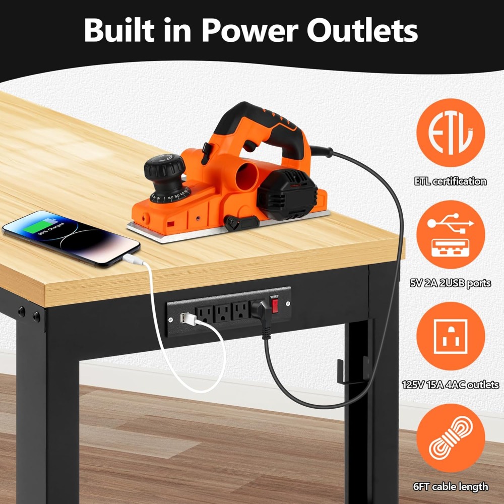 Adjustable Workbench, Heavy Du – Woodworking Workbench recenzja i cena