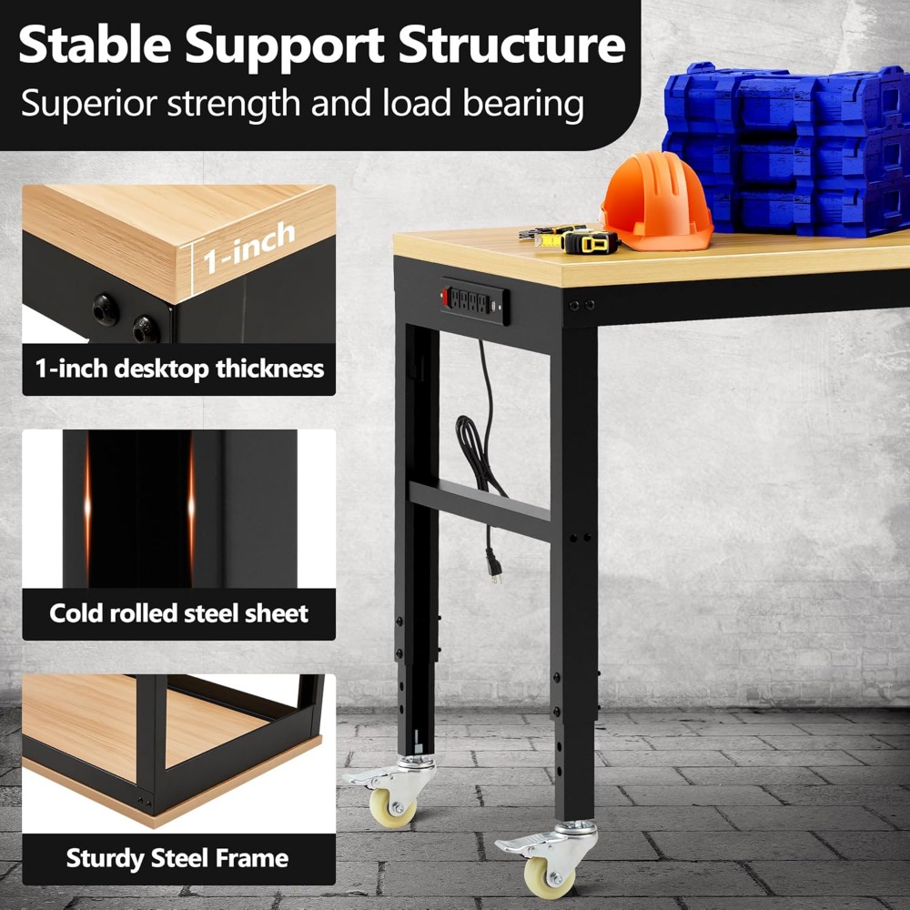 Adjustable Workbench, Heavy Du – Woodworking Workbench recenzja i cena