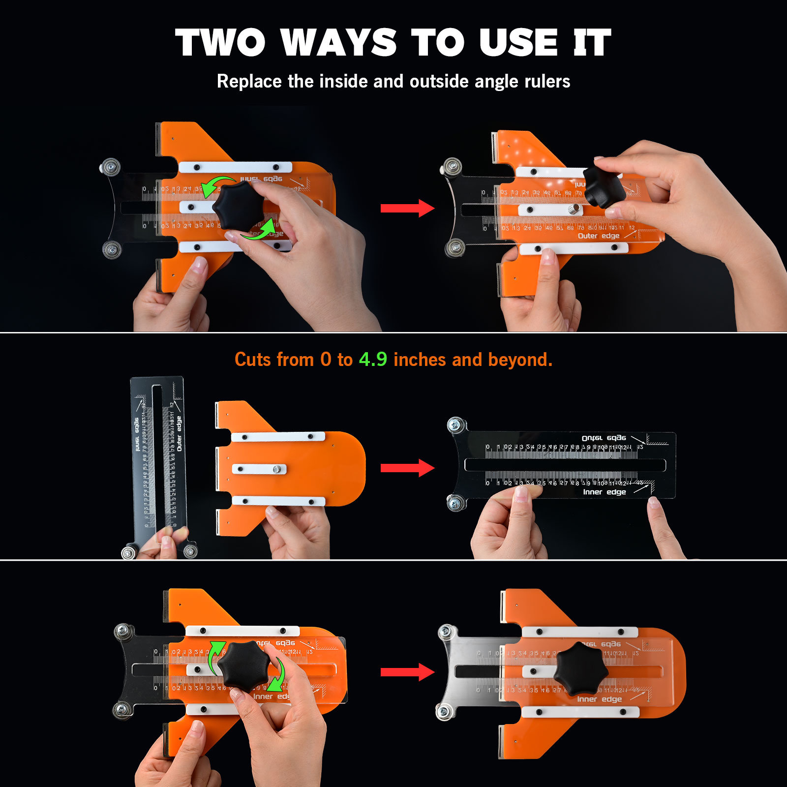 FOSHIO 1cm~12cm Edge Trimming  – Woodworking Basic Tools recenzja i cena