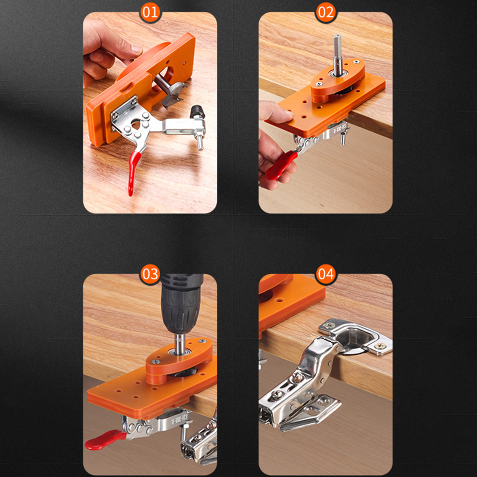 35mm Hinge Drilling Jig Long-L – Woodworking Essentials recenzja i cena