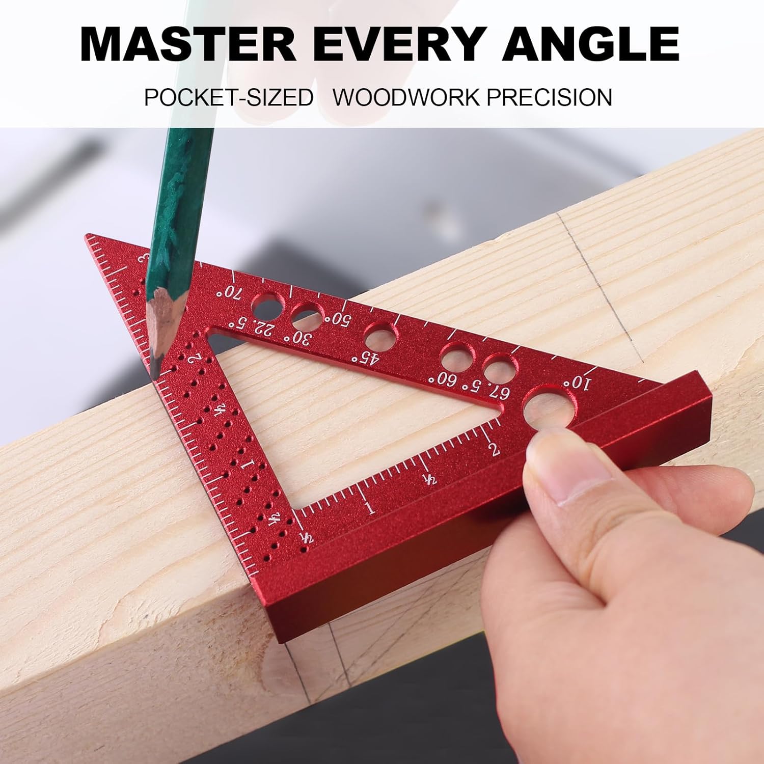 Woodworking Square Ruler 22.5- – Woodworking Show recenzja i cena