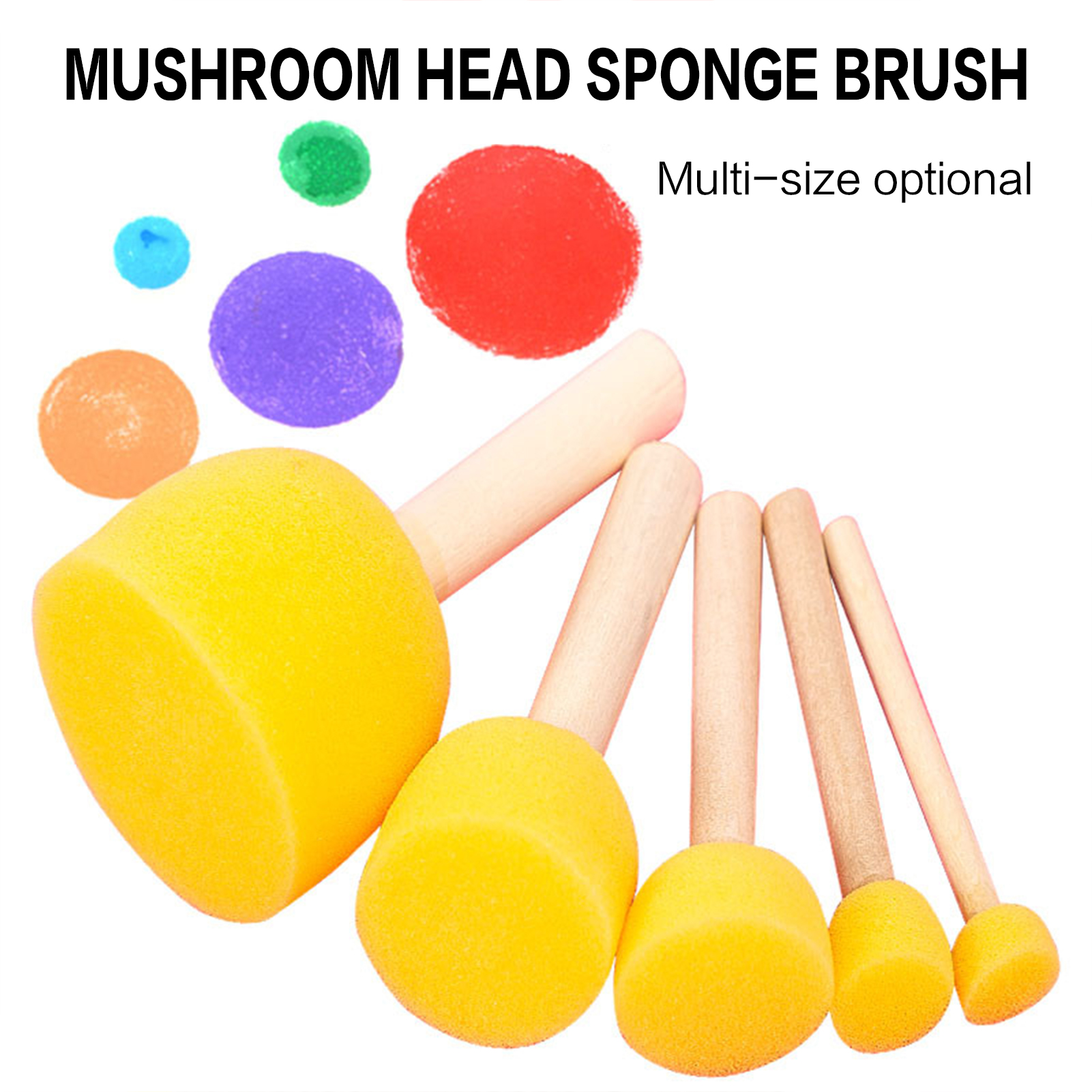 5pcs Round Stencil Sponge Wood – Woodworking For Kids recenzja i cena