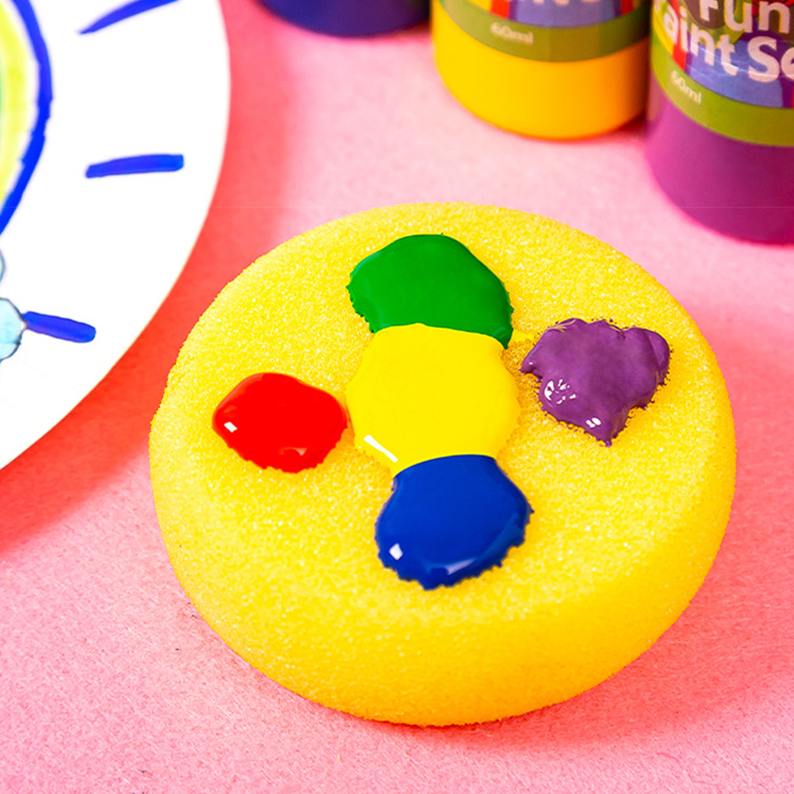 5pcs Round Stencil Sponge Wood – Woodworking For Kids recenzja i cena