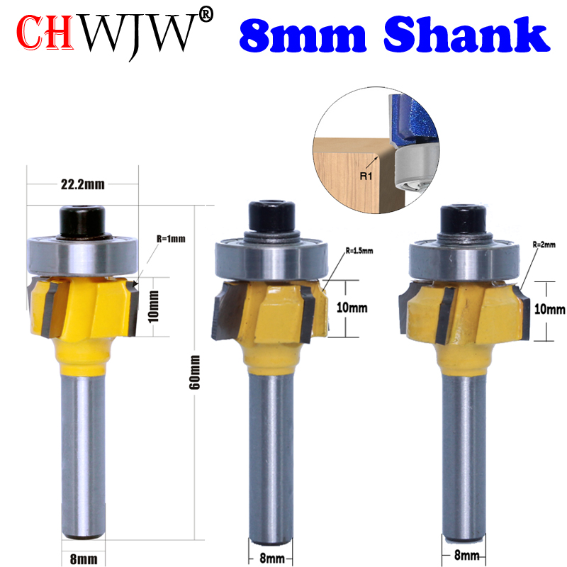 CHWJW 1PC 8mm Shank high quali – Woodworking Show recenzja i cena