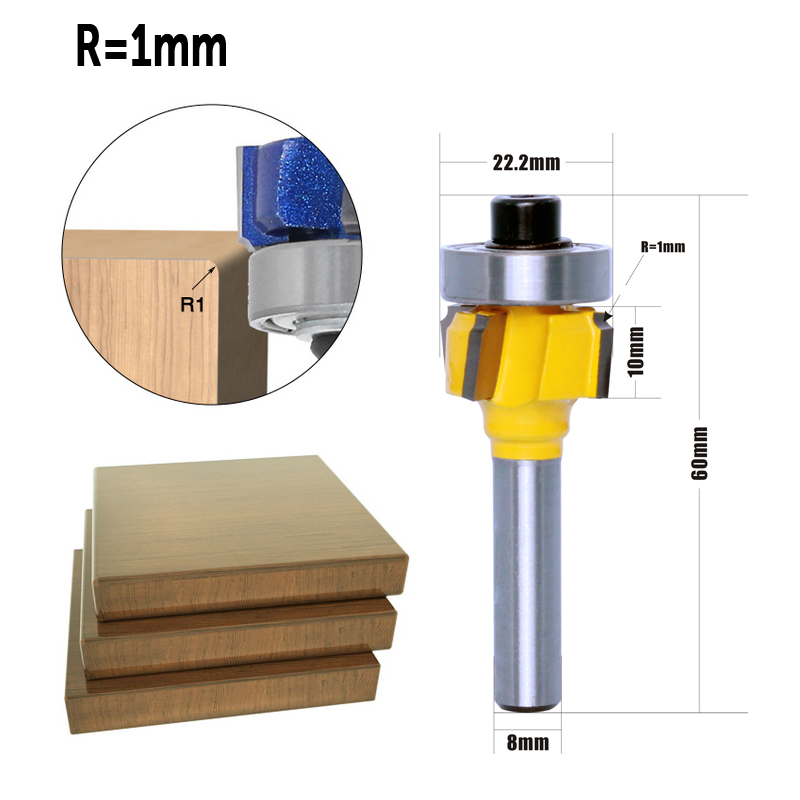 CHWJW 1PC 8mm Shank high quali – Woodworking Show recenzja i cena