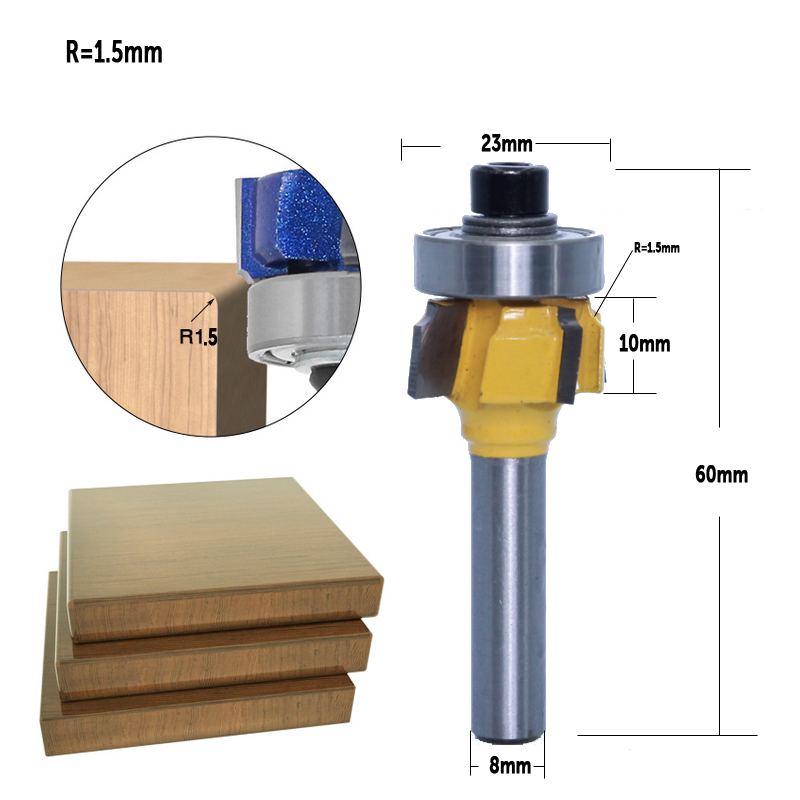CHWJW 1PC 8mm Shank high quali – Woodworking Show recenzja i cena