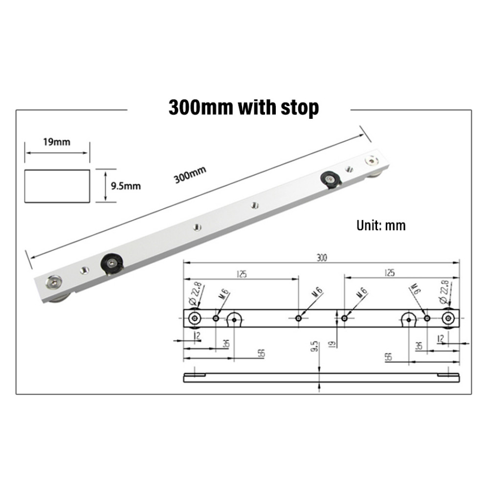 300 / 450 / 650mm Miter Bar Al – Woodworking Show recenzja i cena