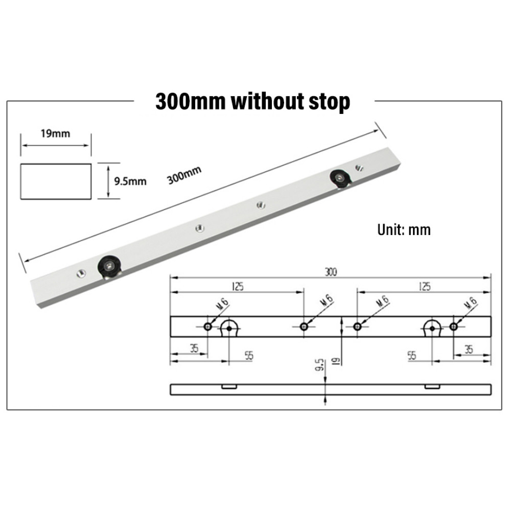 300 / 450 / 650mm Miter Bar Al – Woodworking Show recenzja i cena