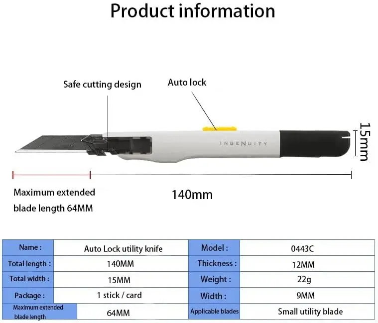 9mm Box Cutter, 30 Degree Anti – Woodworking Warehouse recenzja i cena