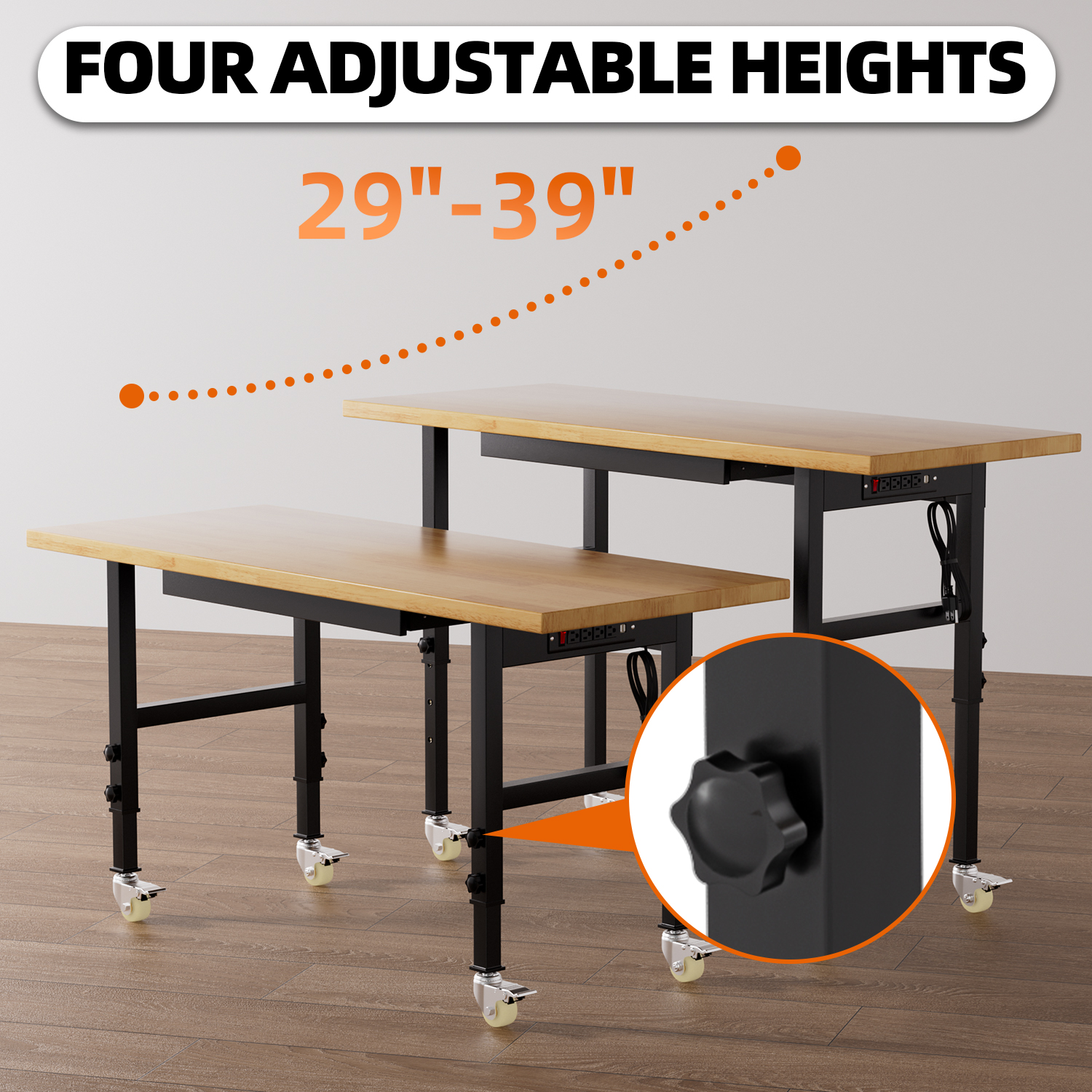 Adjustable Height Workbench He – Woodworking Workbench recenzja i cena