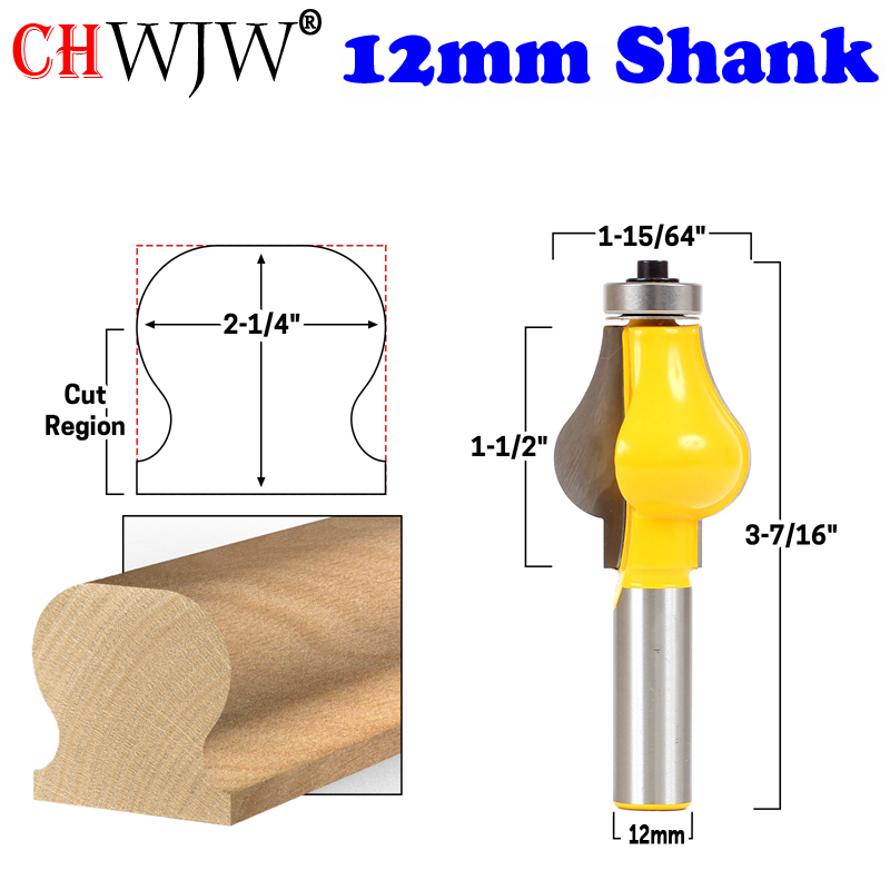 CHWJW 1-2PC 12mm Shank Traditi – Woodworking Show recenzja i cena