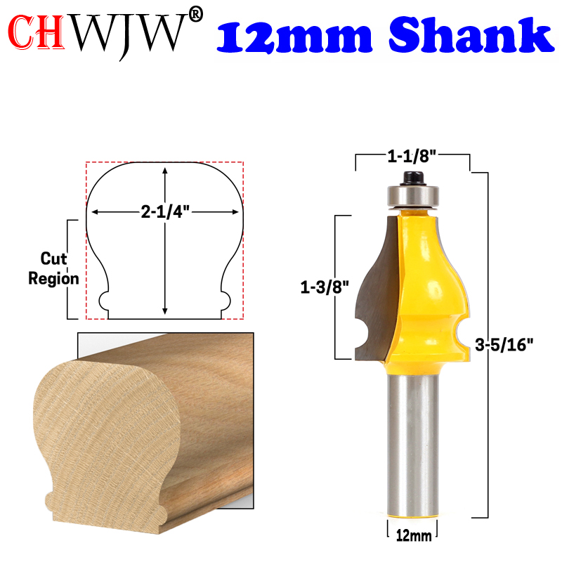 CHWJW 1-2PC 12mm Shank Traditi – Woodworking Show recenzja i cena