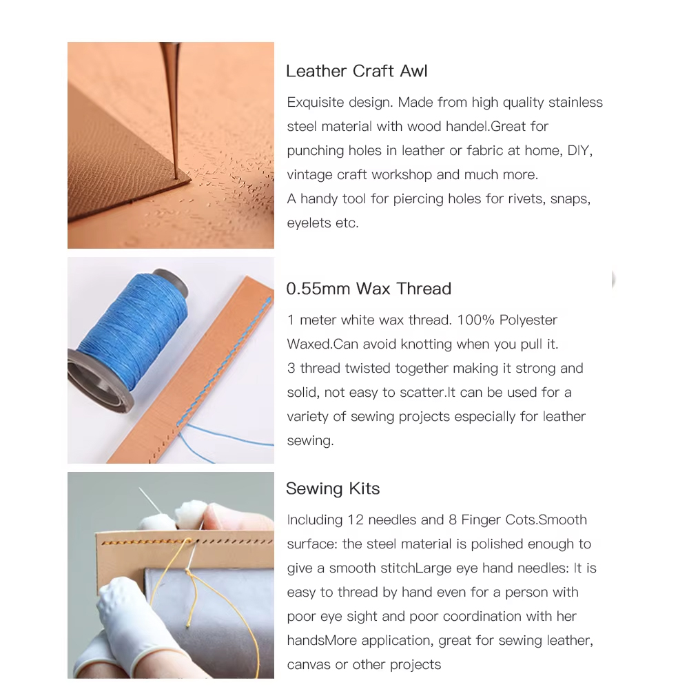 WUTA Professional Leather Craf – Woodworking Basic Tools recenzja i cena