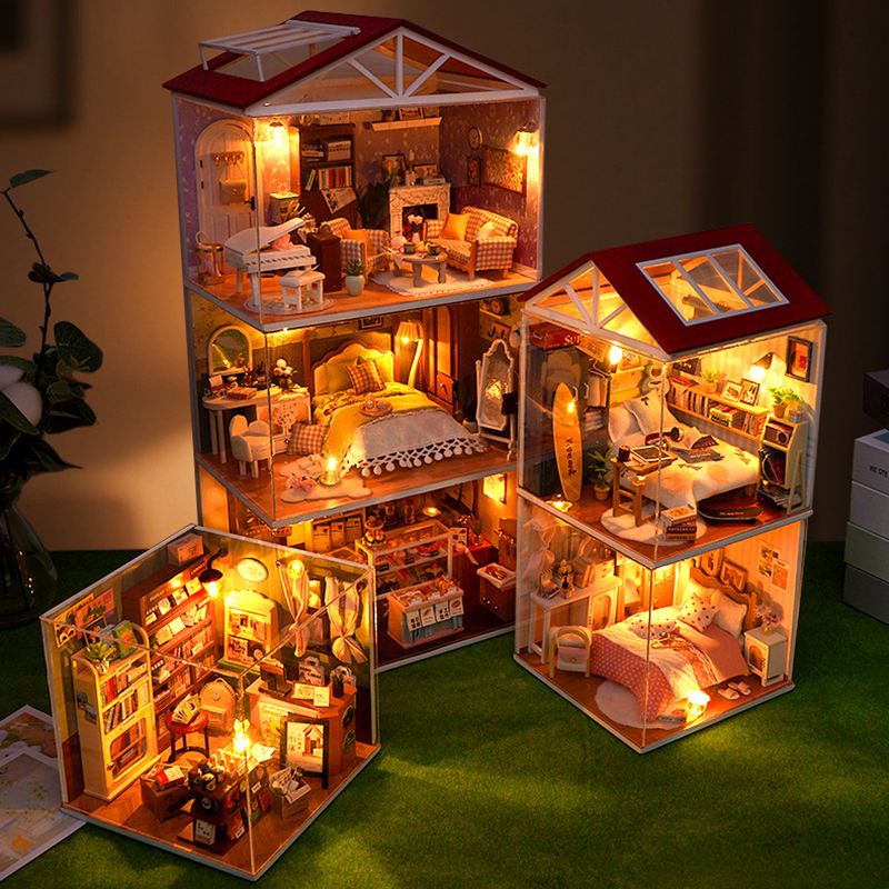 DIY Wooden Dollhouse Mini Bedr – Woodworking For Kids recenzja i cena