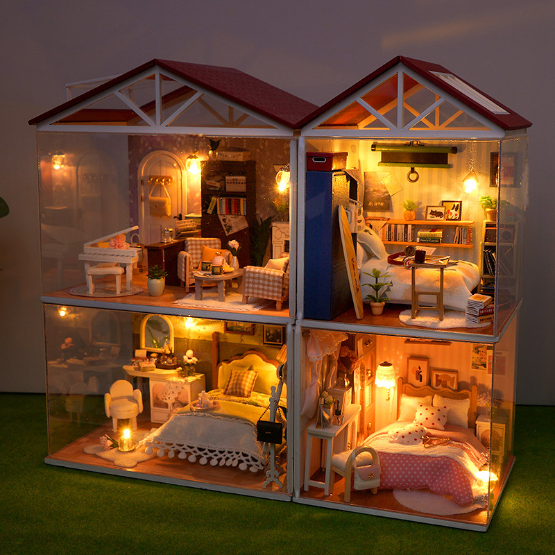 DIY Wooden Dollhouse Mini Bedr – Woodworking For Kids recenzja i cena