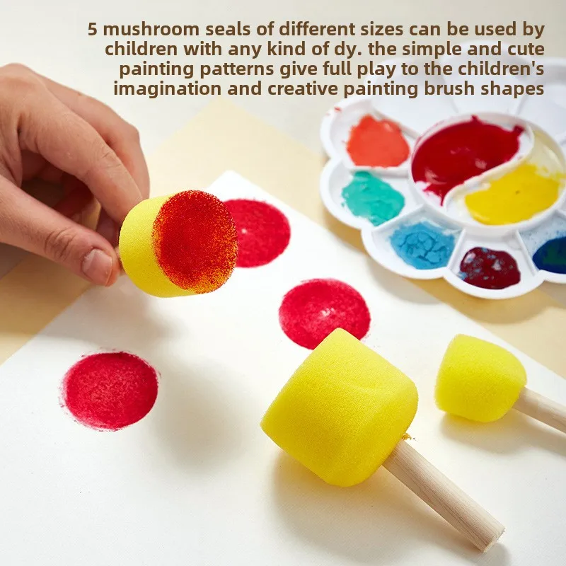 10 Pcs Set Wooden Handle Mushr – Woodworking For Kids recenzja i cena