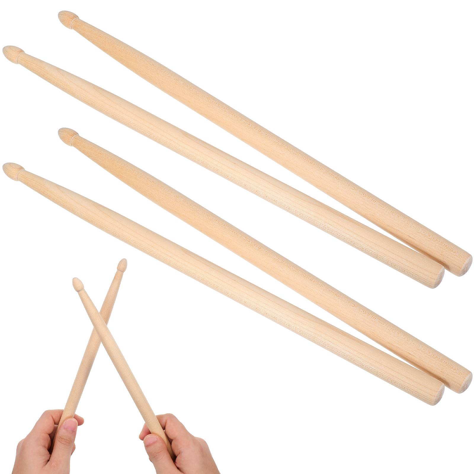 4pcs Children Drum Sticks Mapl – Woodworking For Kids recenzja i cena