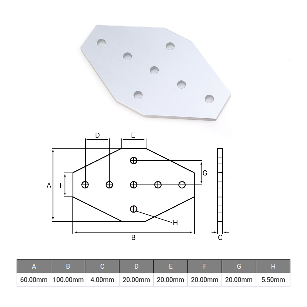 Openbuilds 7 Hole Cross Joinin – Woodworking Joint recenzja i cena